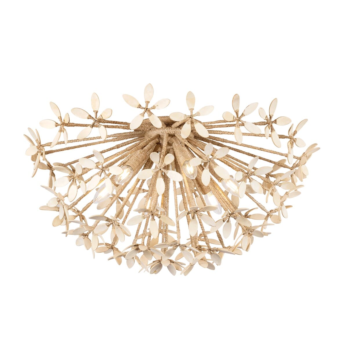 Six Light Semi Flush Mount
