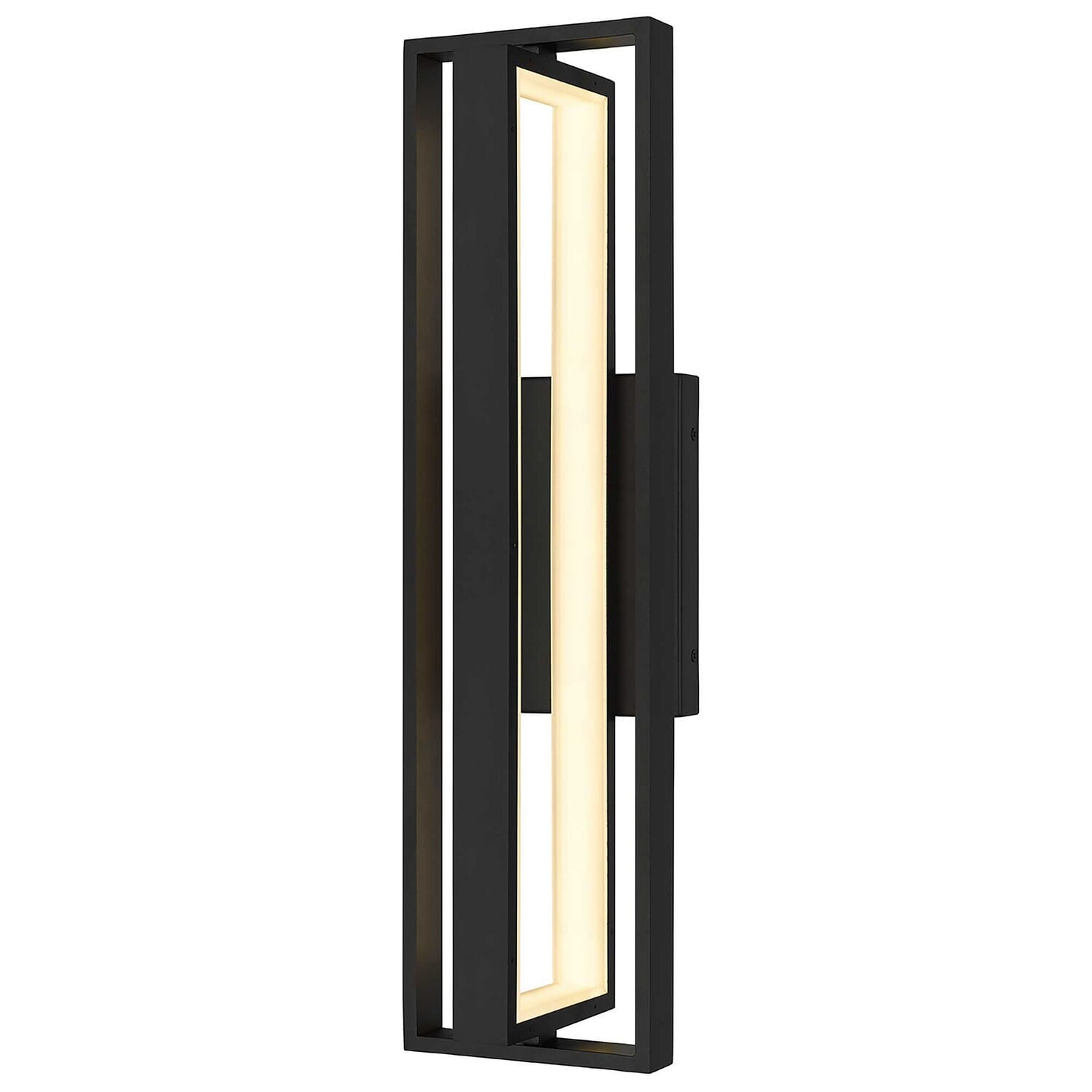 IN & OUT LED Wall Sconce in Sand Black