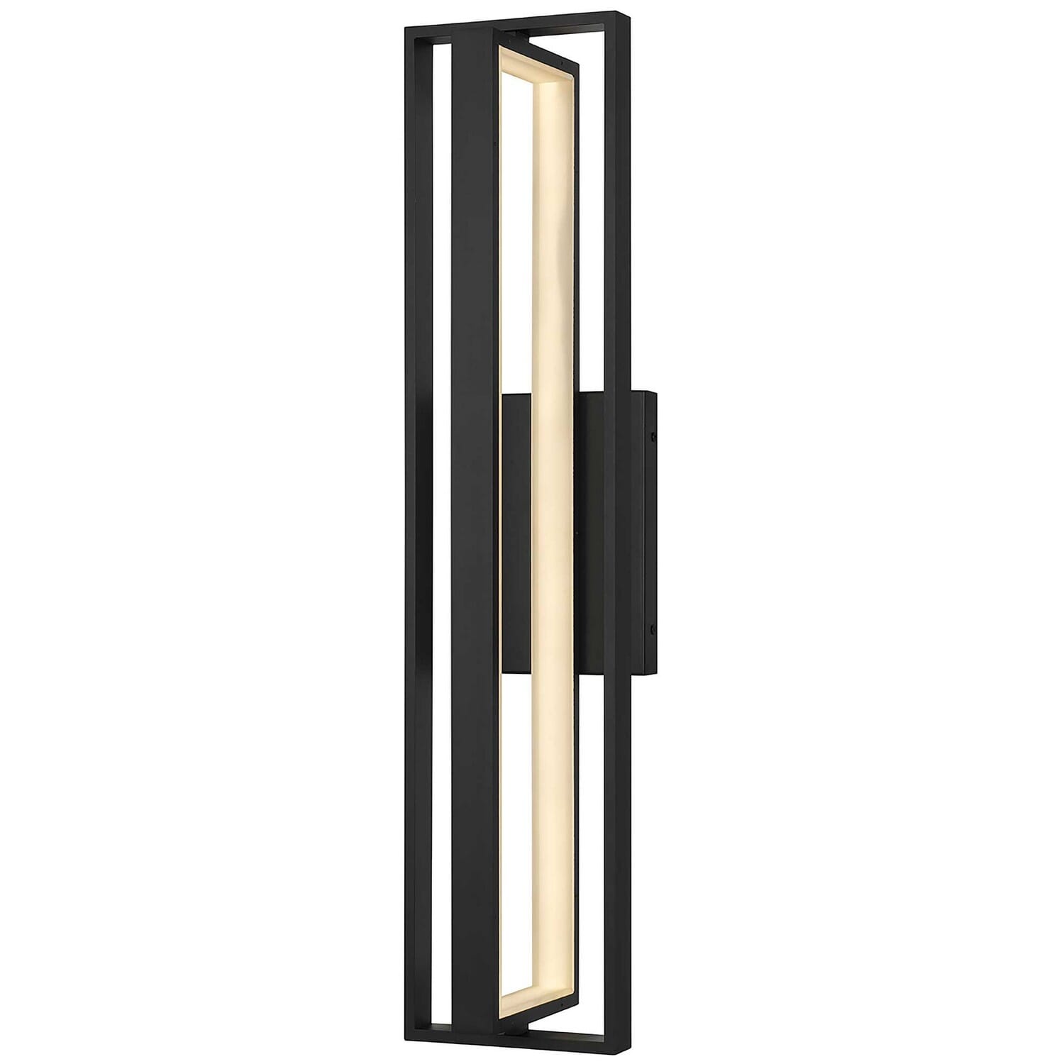 IN & OUT LED Wall Sconce in Sand Black