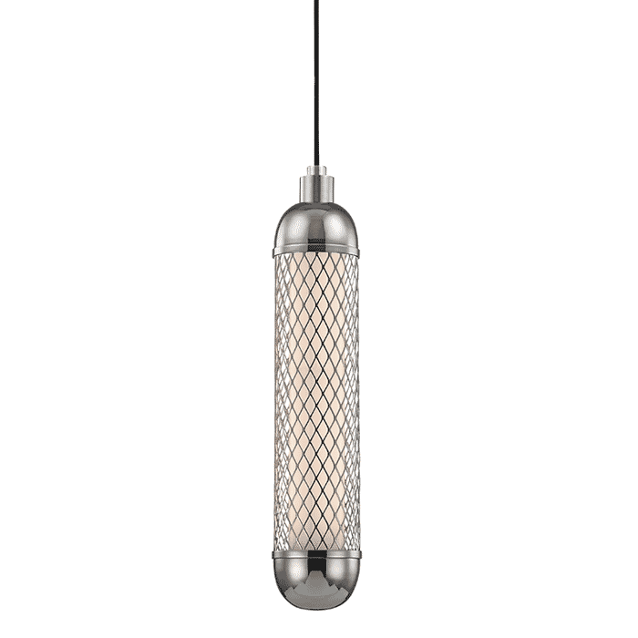 Hudson Valley Hayes 19" Pendant Light in Polished Nickel Hudson Valley Hayes 19" Pendant Light in Polished Nickel
