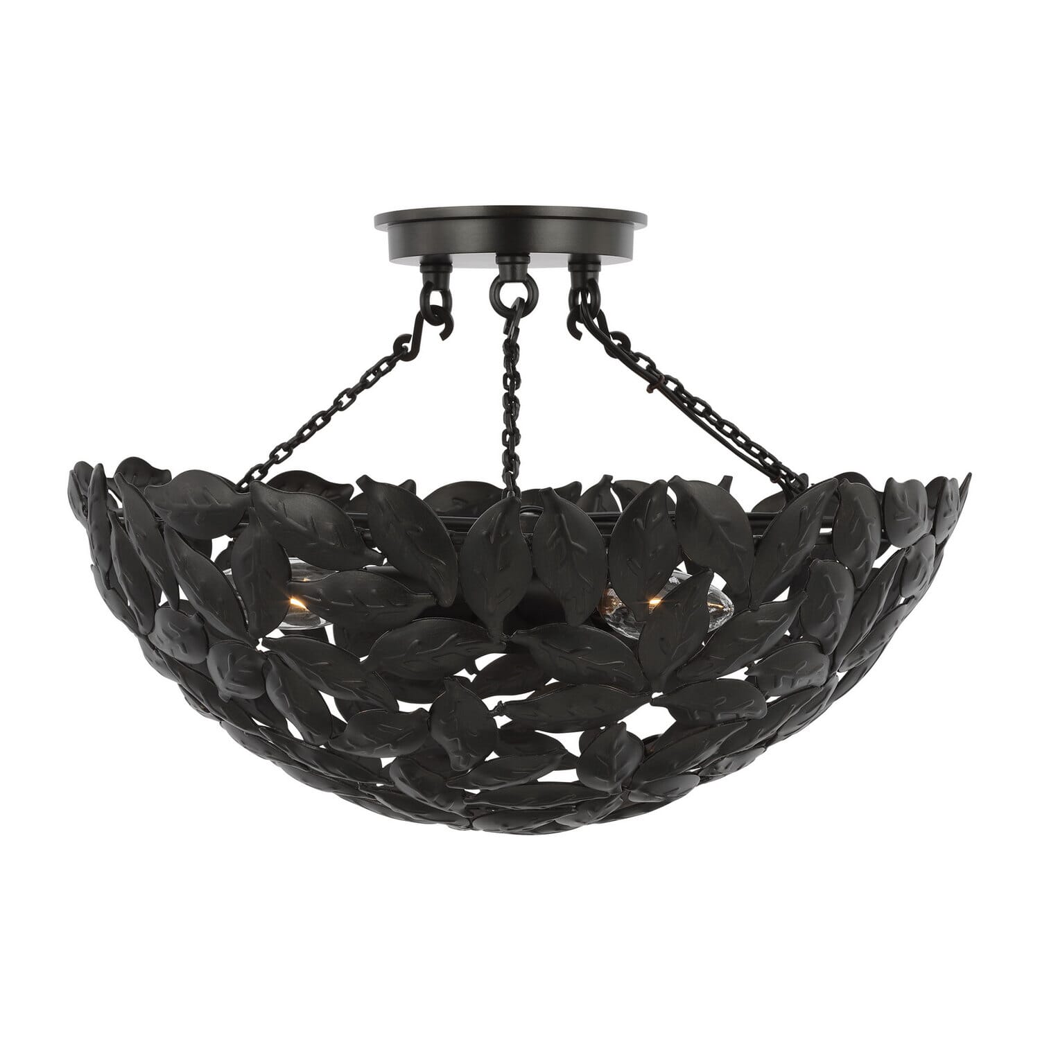 Three Light Semi-Flush Mount