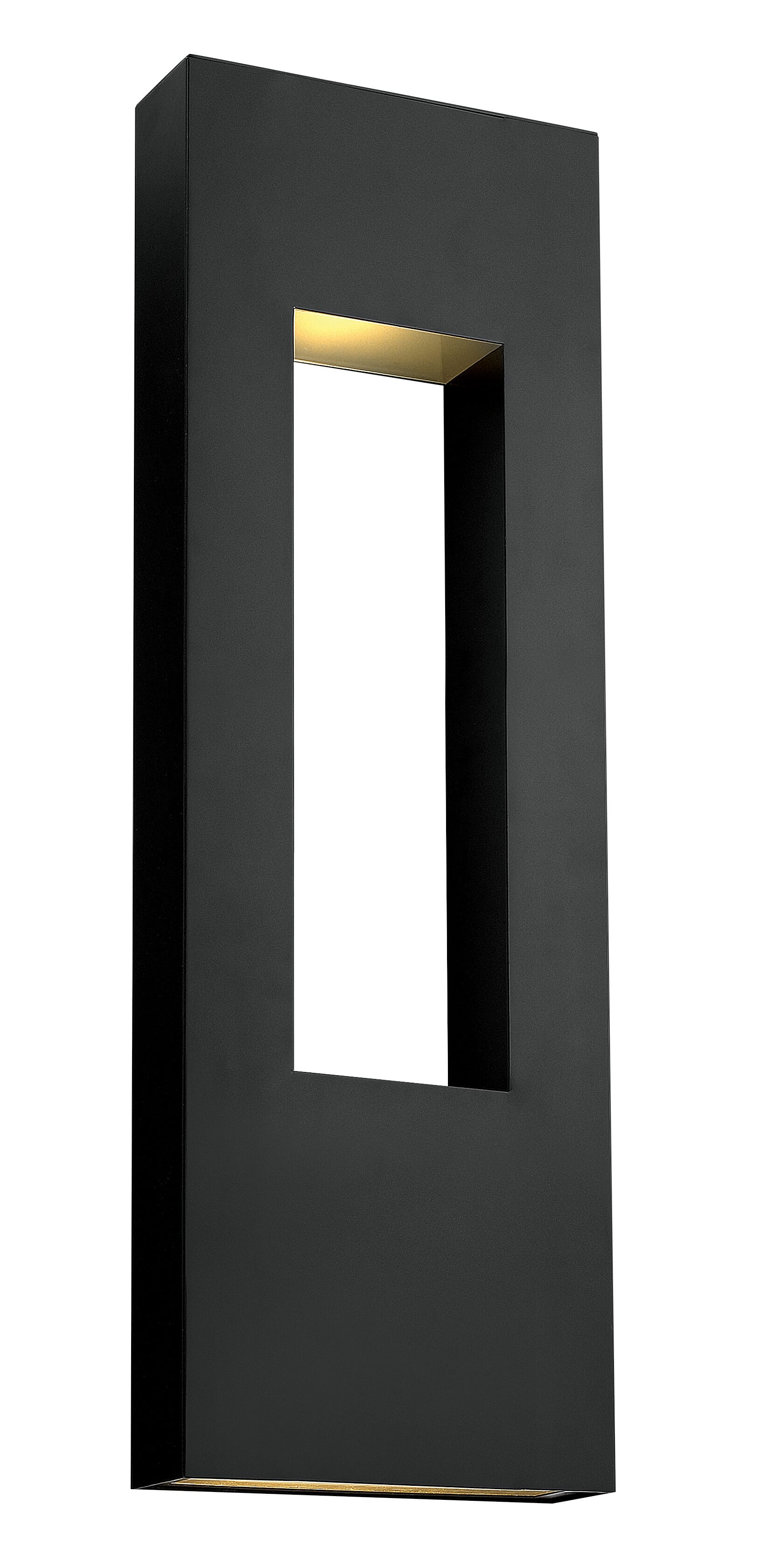 Satin Black LED Wall Mount from the Atlantis Collection
