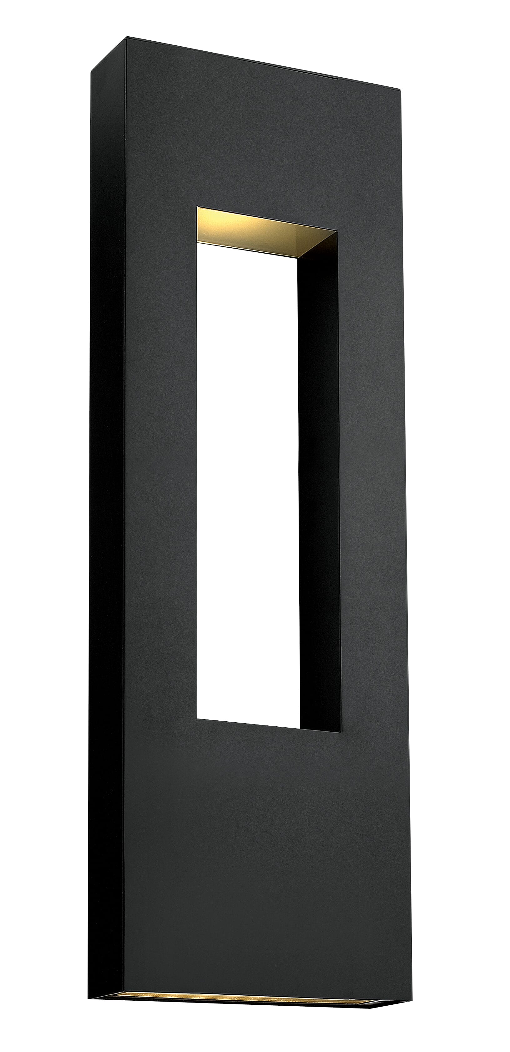 Satin Black LED Wall Mount from the Atlantis Collection