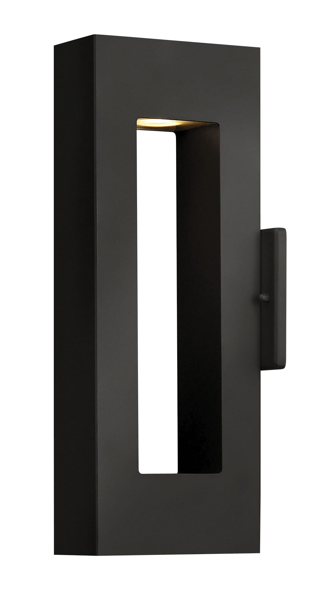 Satin Black LED Wall Mount from the Atlantis Collection