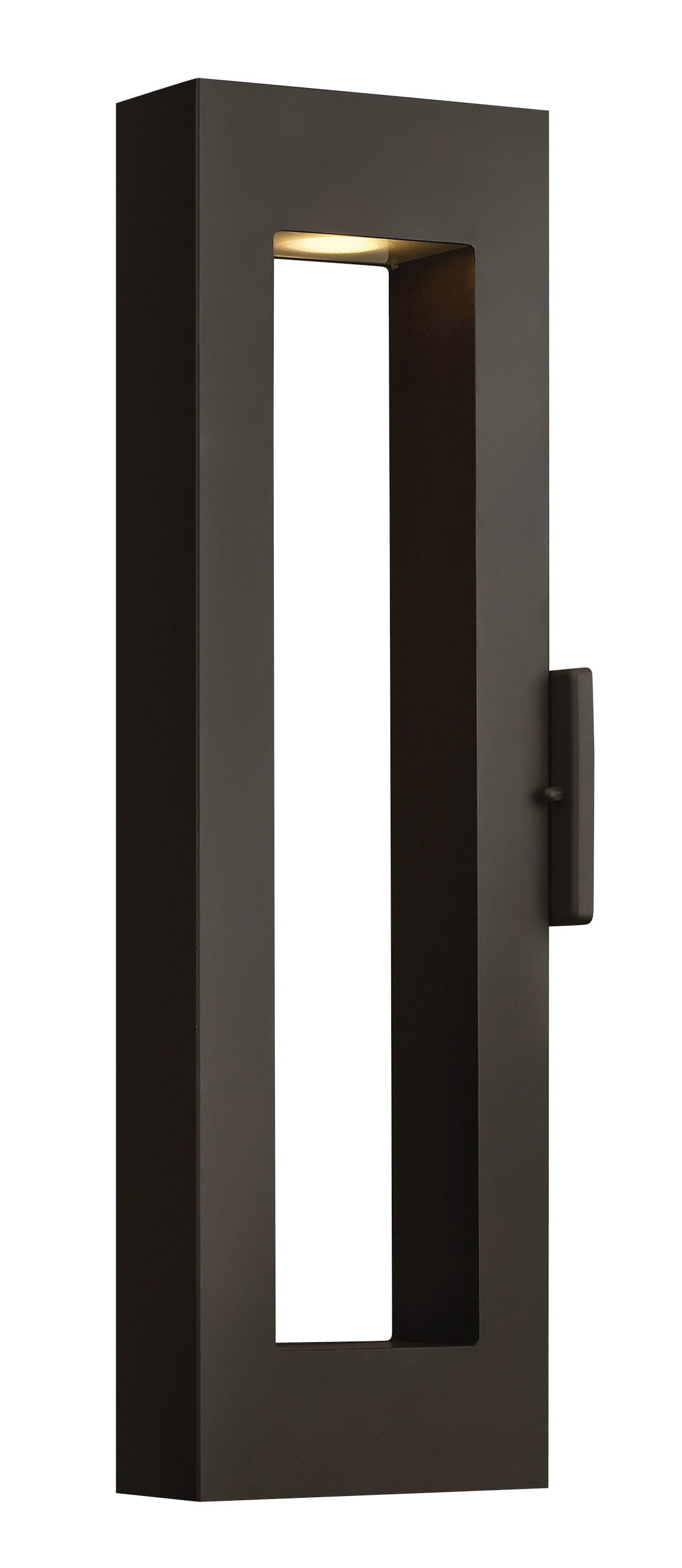 Satin Black LED Wall Mount from the Atlantis Collection