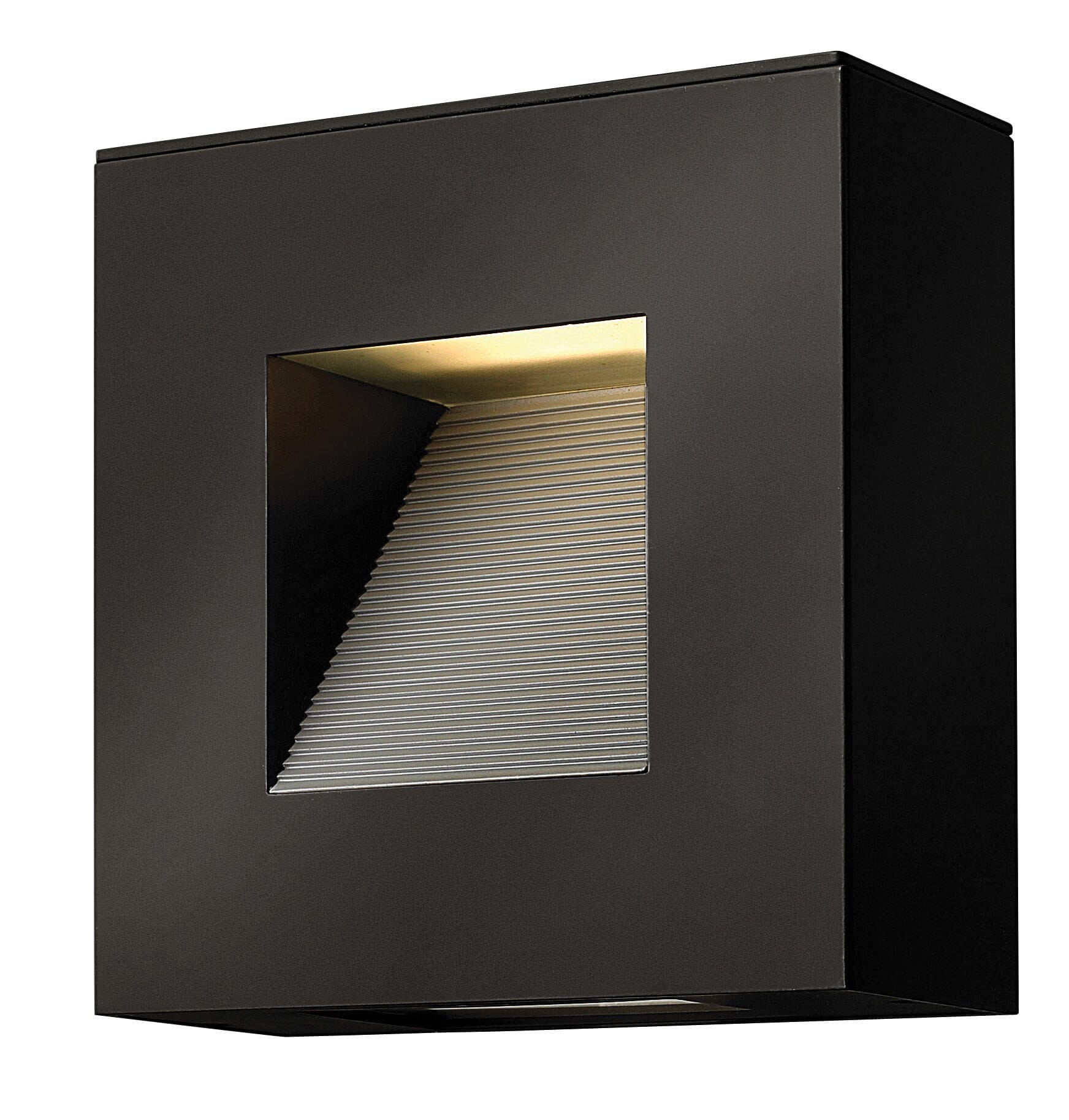 Satin Black LED Wall Mount from the Luna Collection