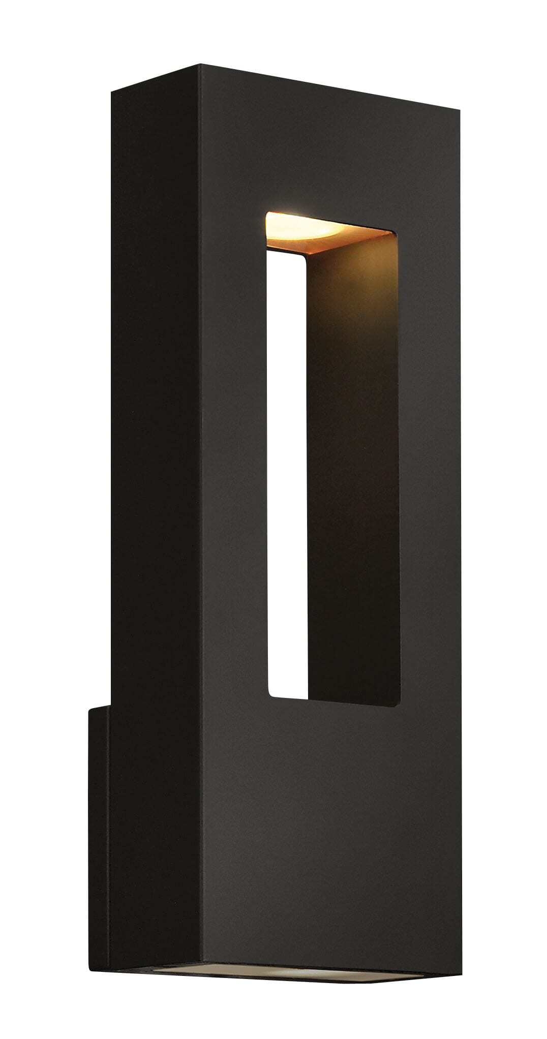Satin Black LED Wall Mount from the Atlantis Collection