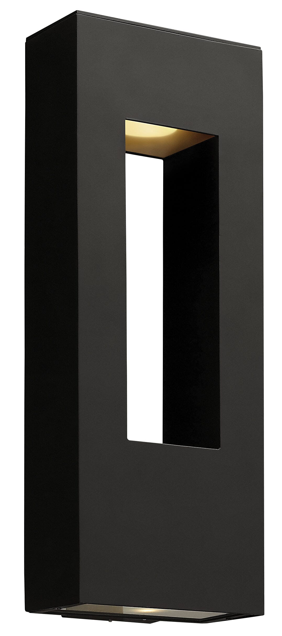 Satin Black LED Wall Mount from the Atlantis Collection