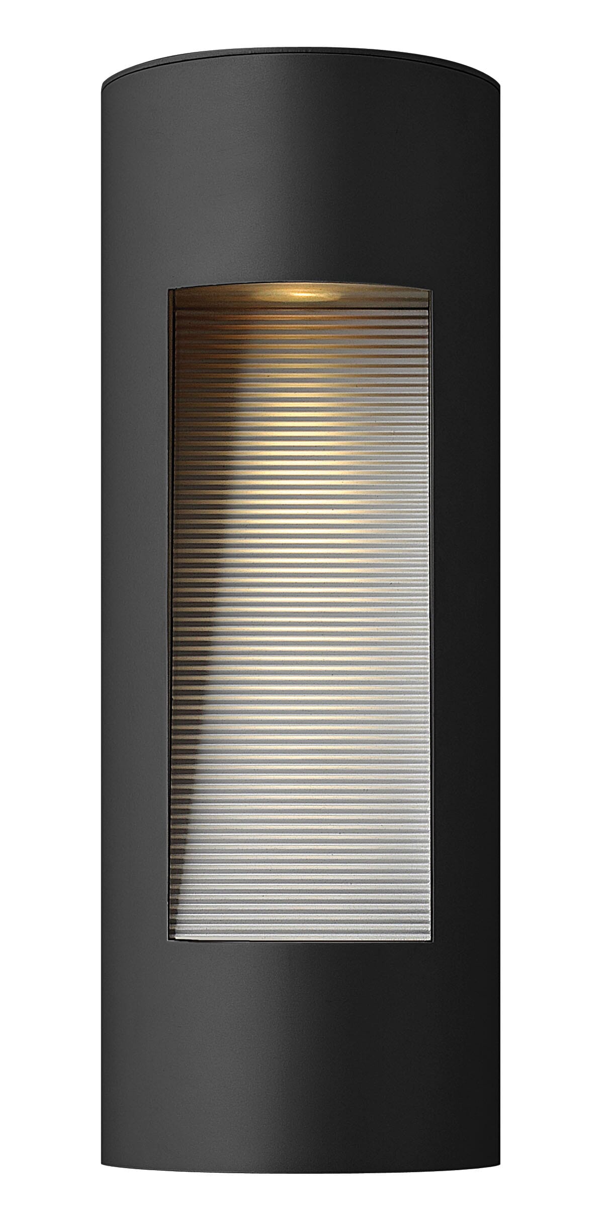 Satin Black LED Wall Mount from the Luna Collection