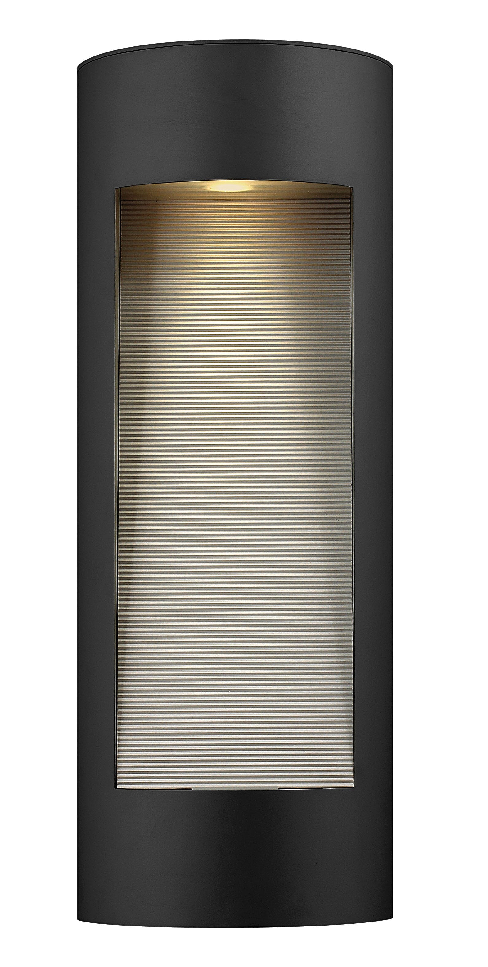 Satin Black LED Wall Mount from the Luna Collection