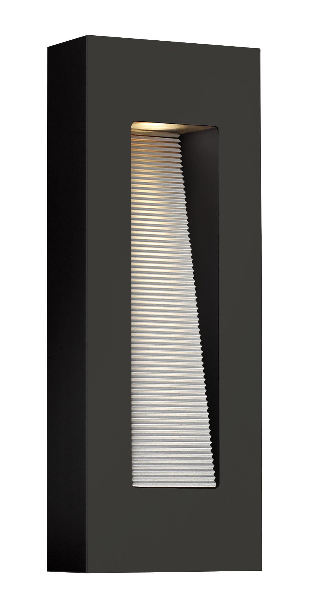 Satin Black LED Wall Mount from the Luna Collection