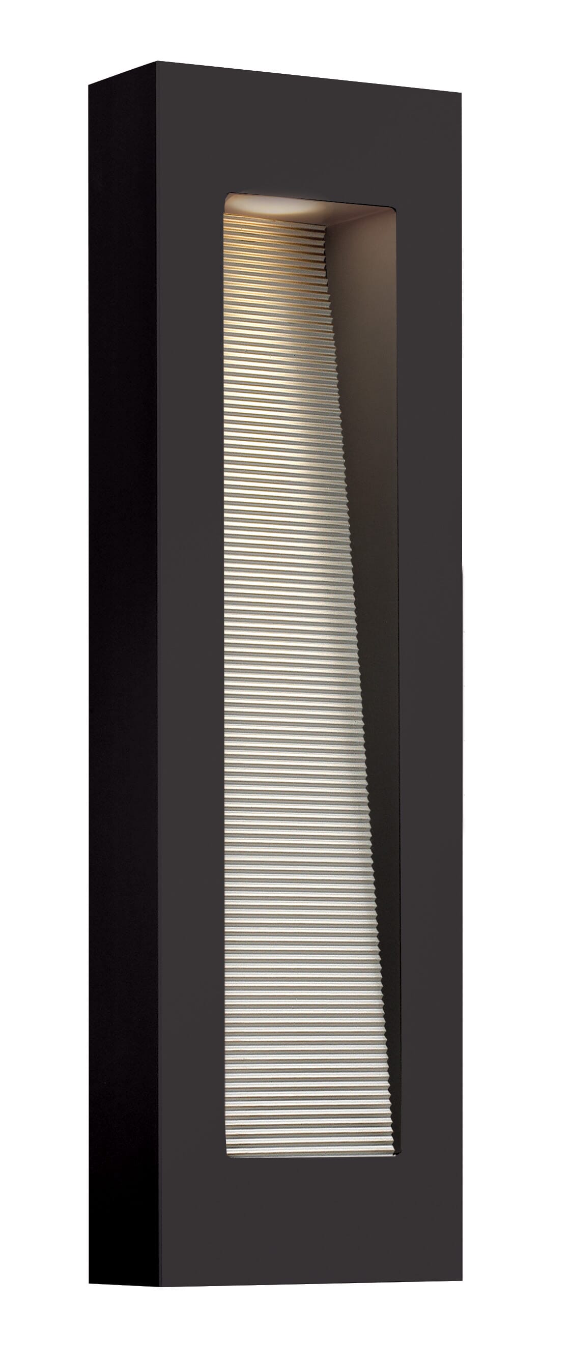 Satin Black LED Wall Mount from the Luna Collection