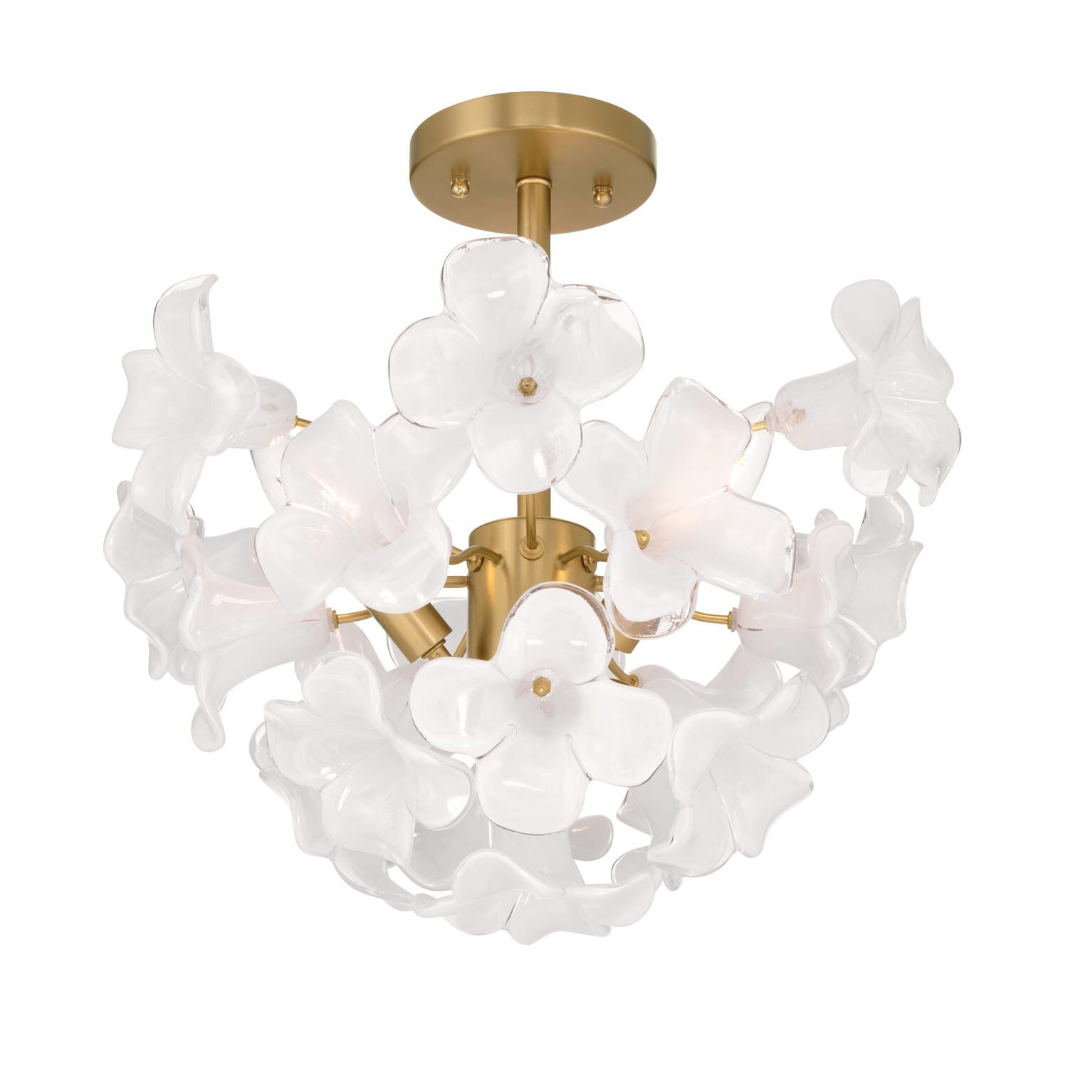 Three Light Semi-Flush Mount