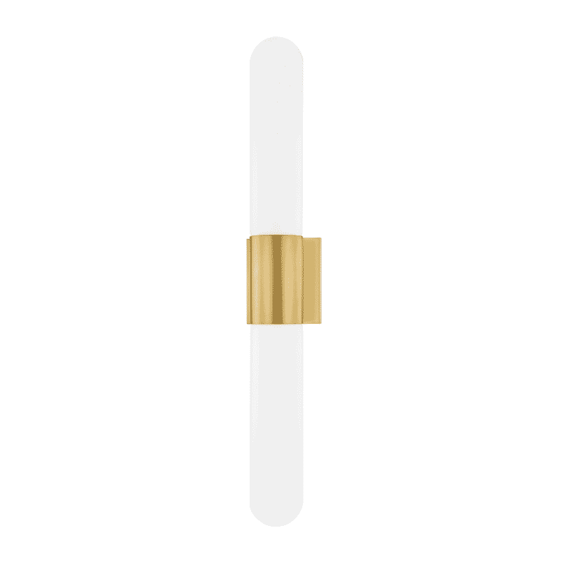 Carlin 2-Light Wall Sconce in Aged Brass