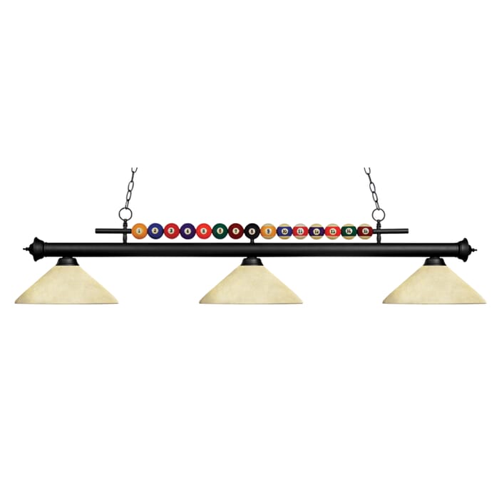 Z-Lite Shark 3-Light Linear Pendant Light In Matte Black Z-Lite Shark 3-Light Linear Pendant Light In Matte Black