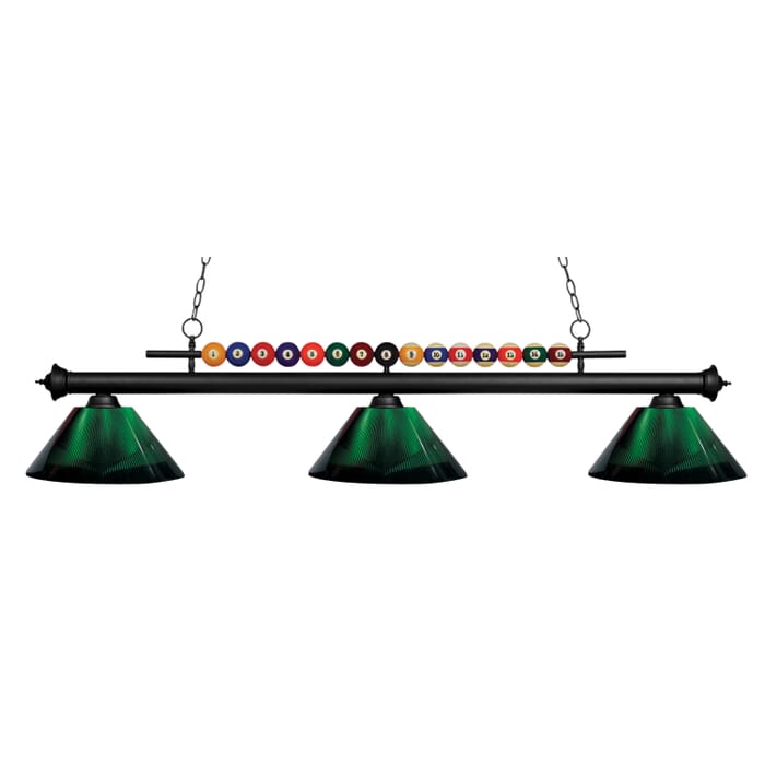 Z-Lite Shark 3-Light Linear Pendant Light In Matte Black Z-Lite Shark 3-Light Linear Pendant Light In Matte Black