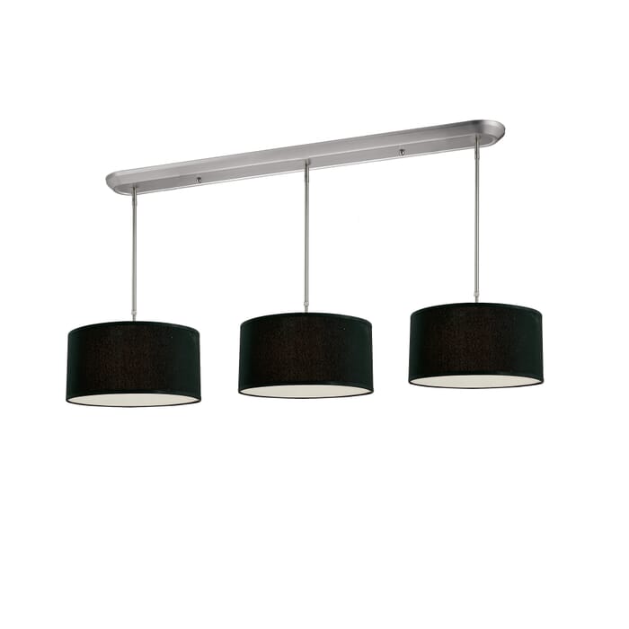 Z-Lite Albion 9-Light Linear Pendant Light In Brushed Nickel Z-Lite Albion 9-Light Linear Pendant Light In Brushed Nickel