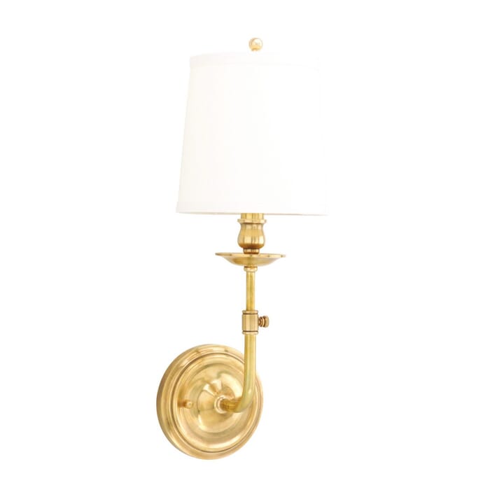 Hudson Valley Logan 18" Wall Sconce in Aged Brass Hudson Valley Logan 18" Wall Sconce in Aged Brass