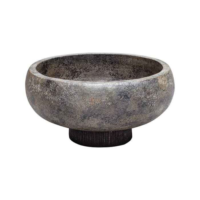 Uttermost Brixton Aged Black Bowl by Billy Moon Uttermost Brixton Aged Black Bowl by Billy Moon