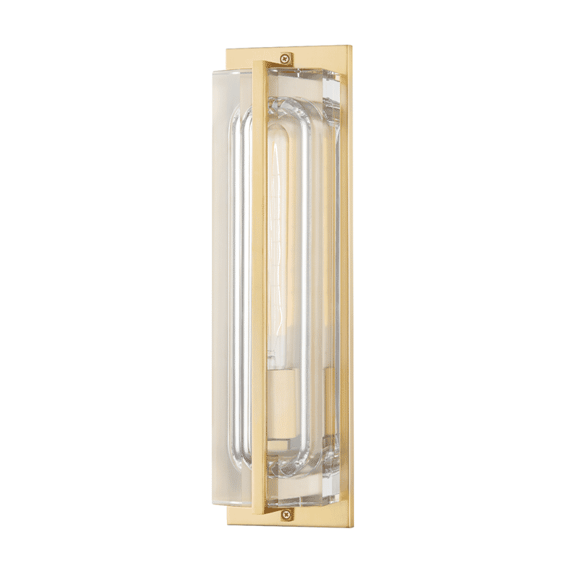 Hudson Valley 1731-AGB Hawkins 1 Light 4.5 inch Aged Brass ADA Wall Sconce Wall Light