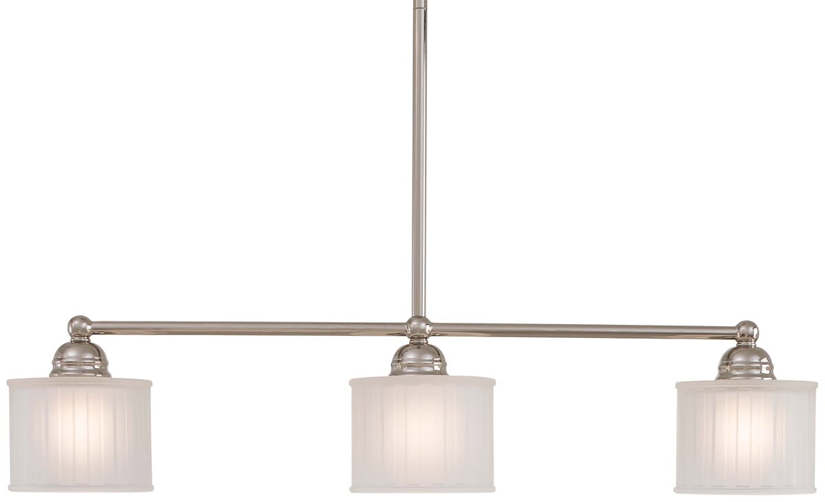 1730 Series 3-Light 6" Pendant Light in Polished Nickel