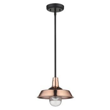 Acclaim Burry Outdoor Hanging Light in Copper