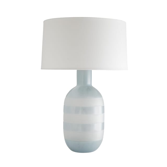 Arteriors Tosh 30 Table Lamp In Blue, Canvas Carson Table Lamp