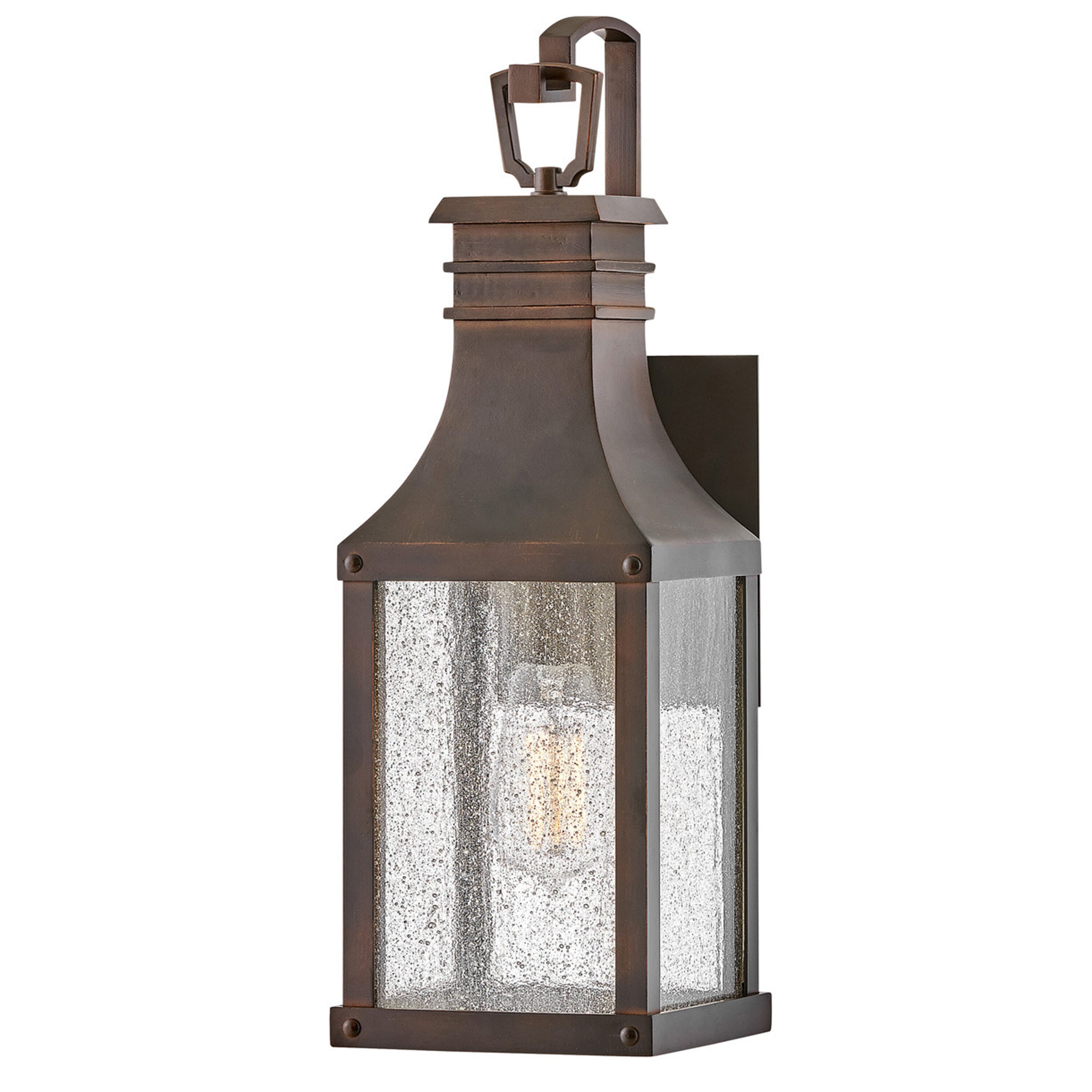 Blackened Copper LED Wall Mount from the Beacon Hill Collection