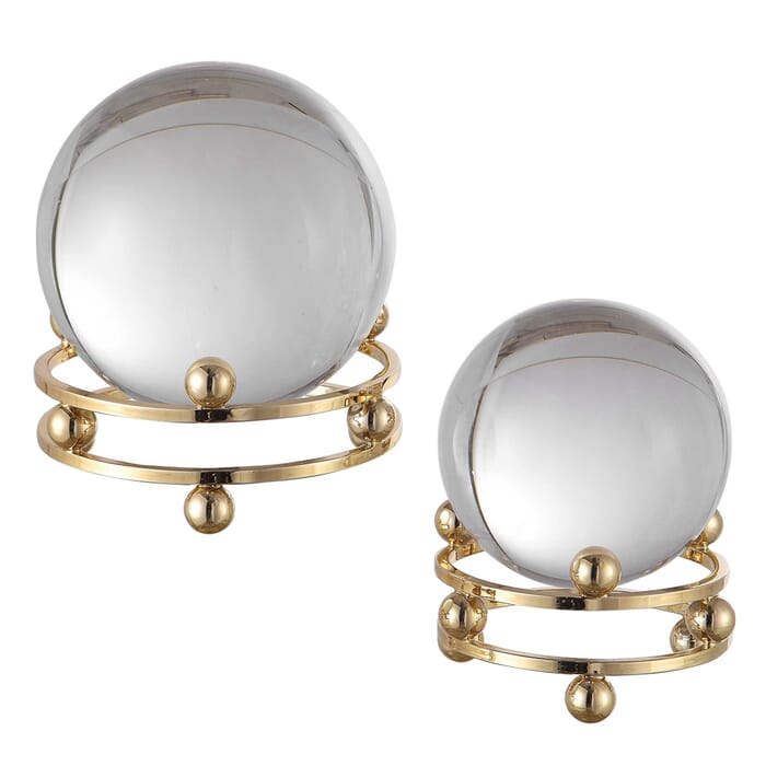 Uttermost Alega Spheres, Set Of 2 by Matthew Williams Uttermost Alega Spheres, Set Of 2 by Matthew Williams