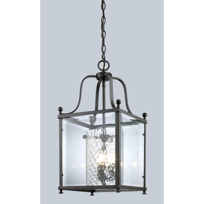 Z-Lite Fairview 3-Light Pendant Light In Bronze Z-Lite Fairview 3-Light Pendant Light In Bronze
