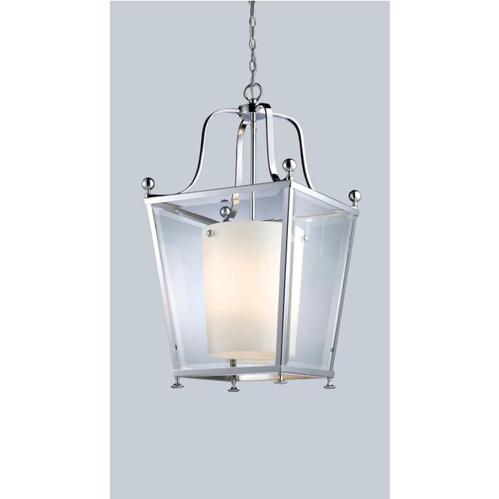 Z-Lite Ashbury 4-Light Pendant Light In Chrome Z-Lite Ashbury 4-Light Pendant Light In Chrome