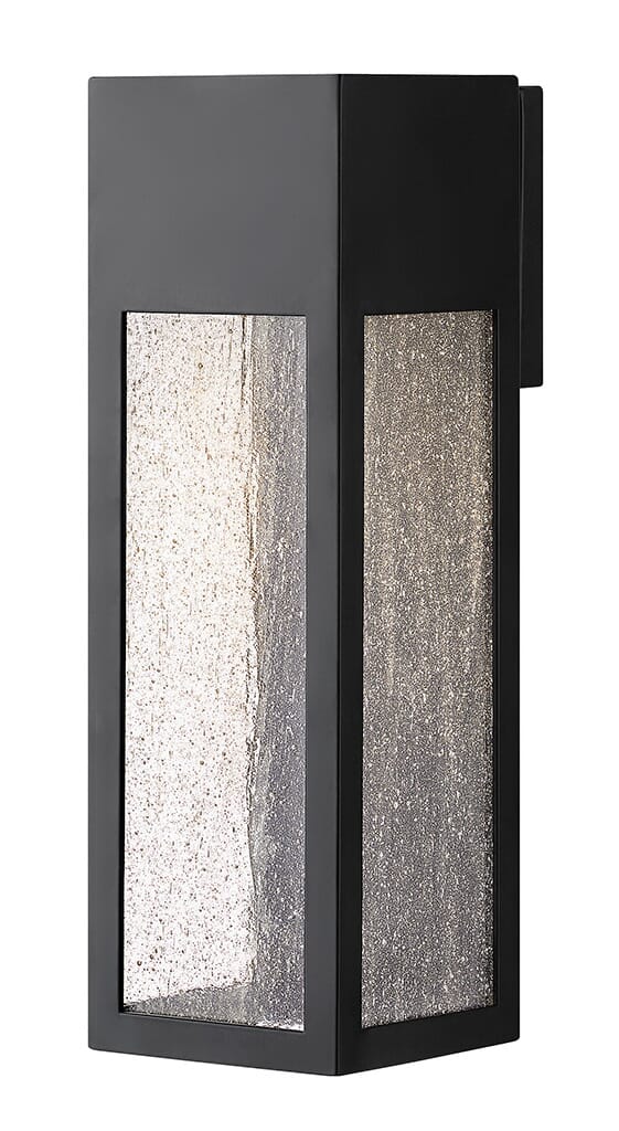 Satin Black LED Wall Mount from the Rook Collection
