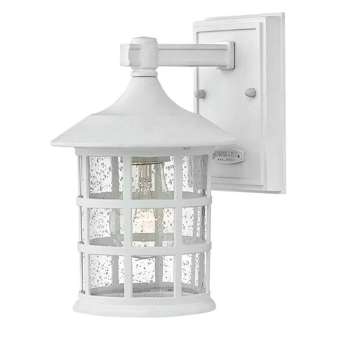 Hinkley Freeport LED Outdoor 9.25" Wall Mount Light in Classic White Hinkley Freeport LED Outdoor 9.25" Wall Mount Light in Classic White