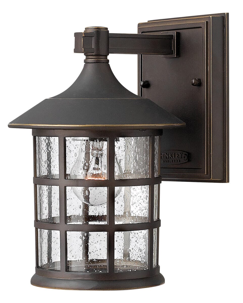 Hinkley Freeport 1-Light Outdoor Small Wall Mount in Oil Rubbed Bronze - 1800OZ