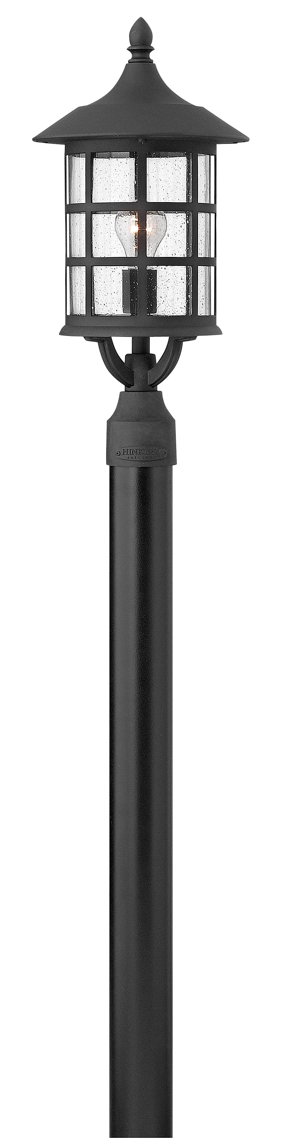 Black LED Post Top  Pier Mount from the Freeport Collection