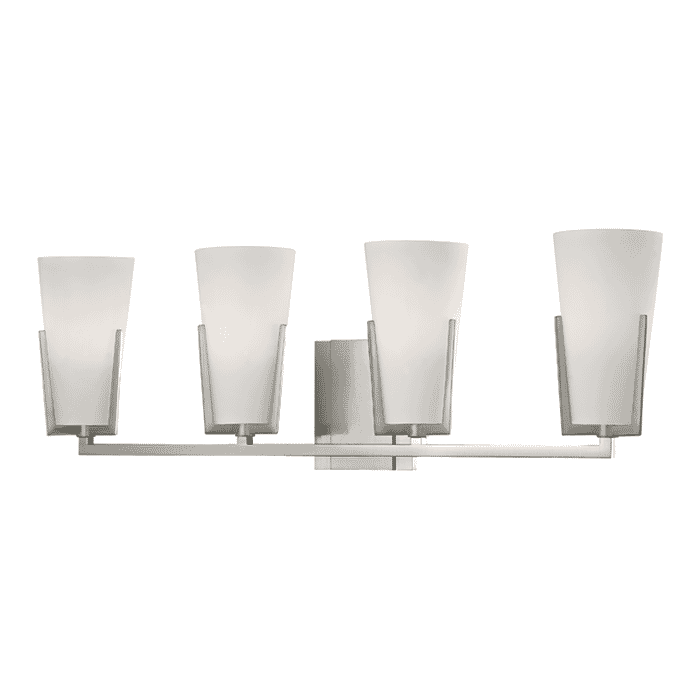 Hudson Valley Upton 4-Light 26" Bathroom Vanity Light in Satin Nickel Hudson Valley Upton 4-Light 26" Bathroom Vanity Light in Satin Nickel