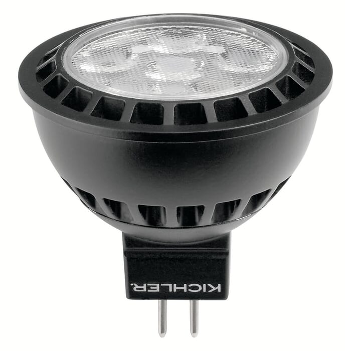 Kichler Lighting Landscape ANSI MR16 40 Degree 2700K LED Lamps in Black Kichler Lighting Landscape ANSI MR16 40 Degree 2700K LED Lamps in Black