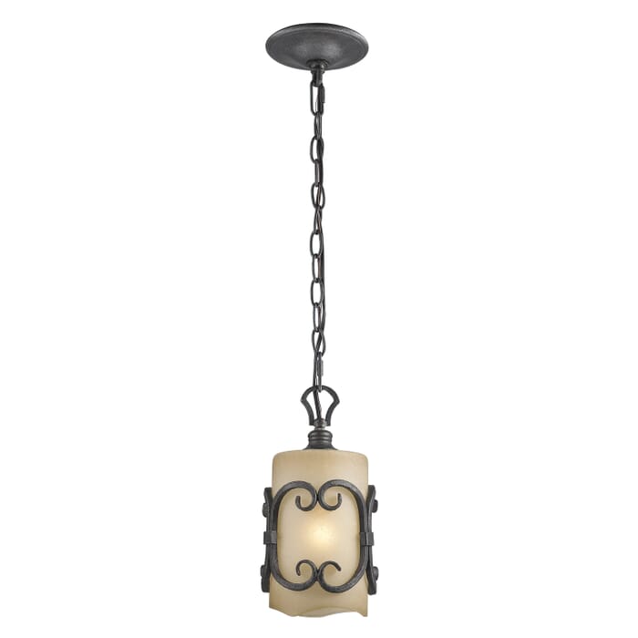 Golden Madera 11" Mini Pendant in Black Iron Golden Madera 11" Mini Pendant in Black Iron