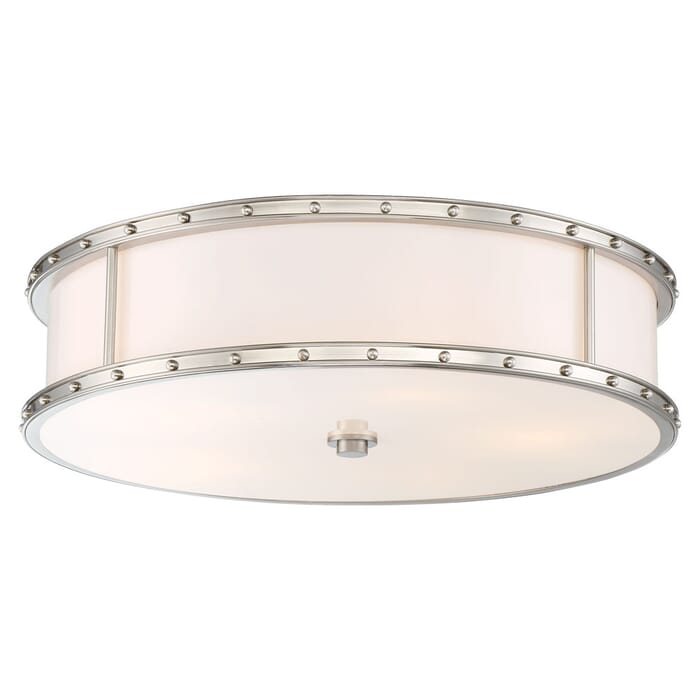 Minka Lavery LED Etched Glass Ceiling Light in Brushed Nickel Minka Lavery LED Etched Glass Ceiling Light in Brushed Nickel