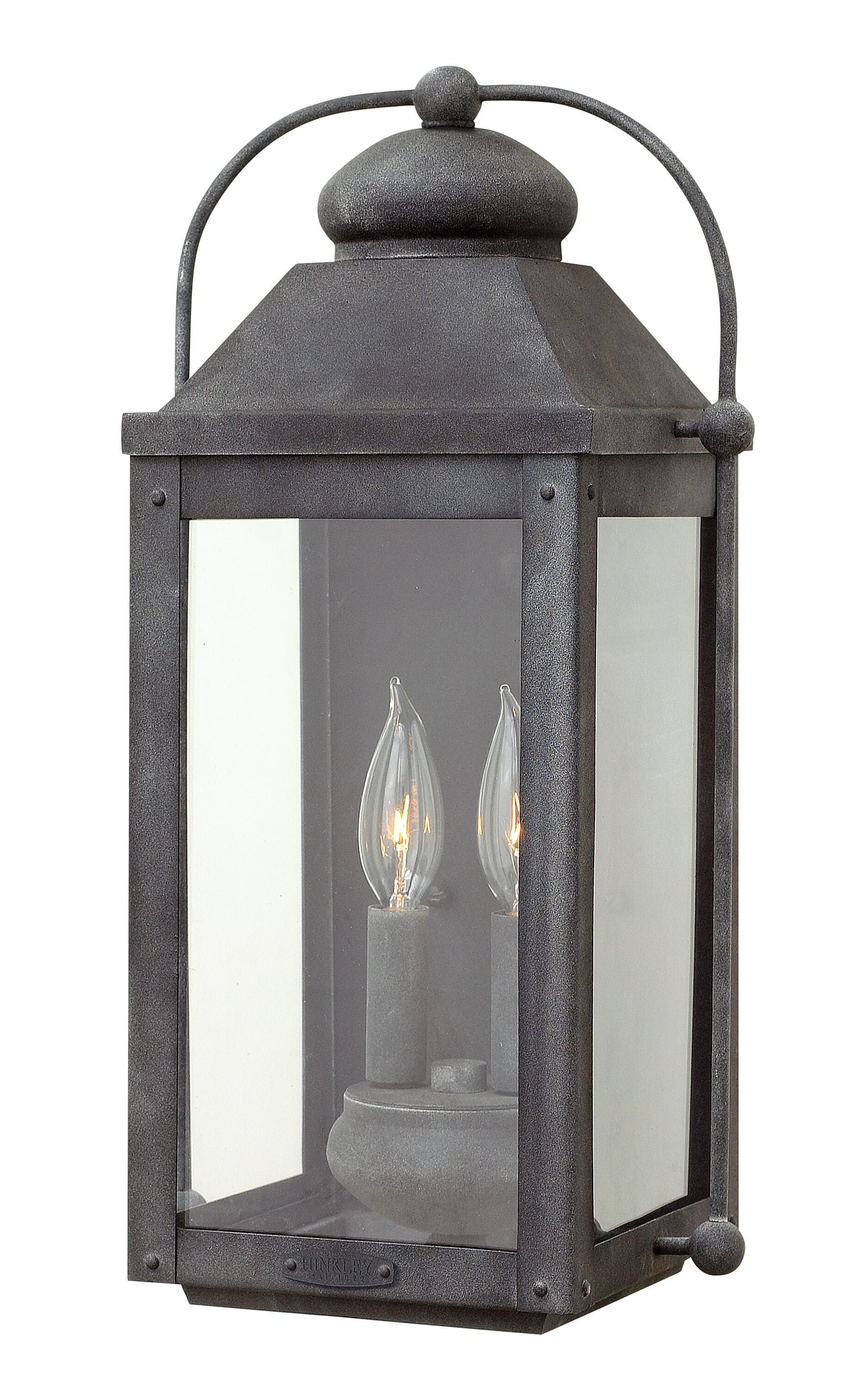 Aged Zinc LED Wall Mount from the Anchorage Collection