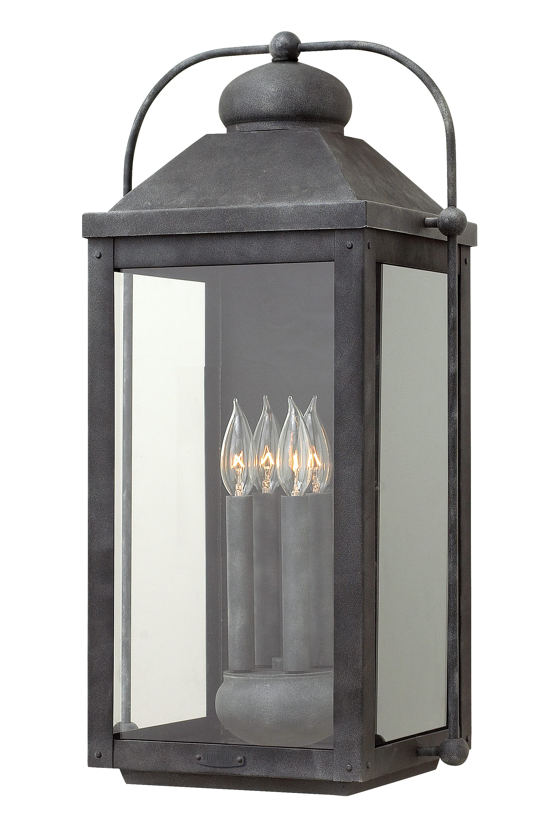 Aged Zinc LED Wall Mount from the Anchorage Collection