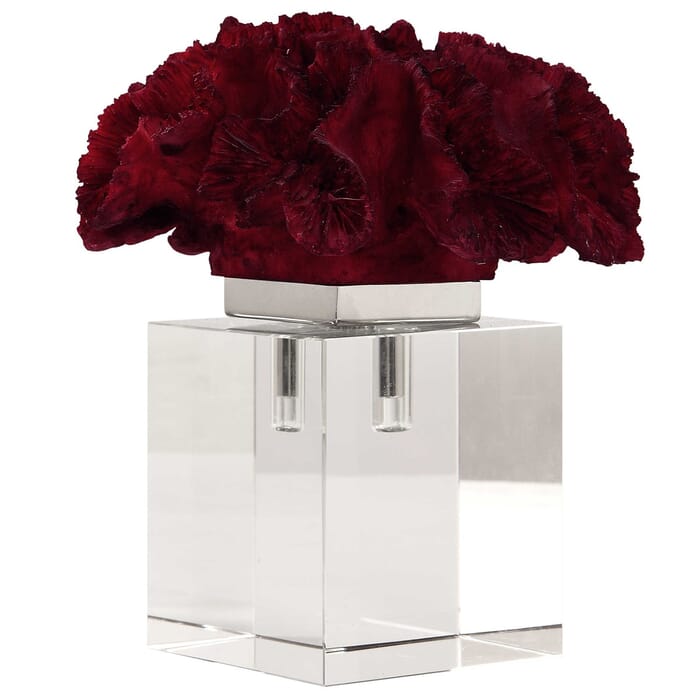 Uttermost Red Coral Cluster by David Frisch Uttermost Red Coral Cluster by David Frisch