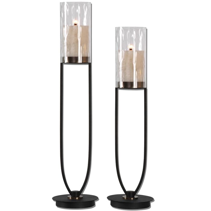 Uttermost Durga Iron Work Candleholders Set Of 2 by Matthew Williams Uttermost Durga Iron Work Candleholders Set Of 2 by Matthew Williams