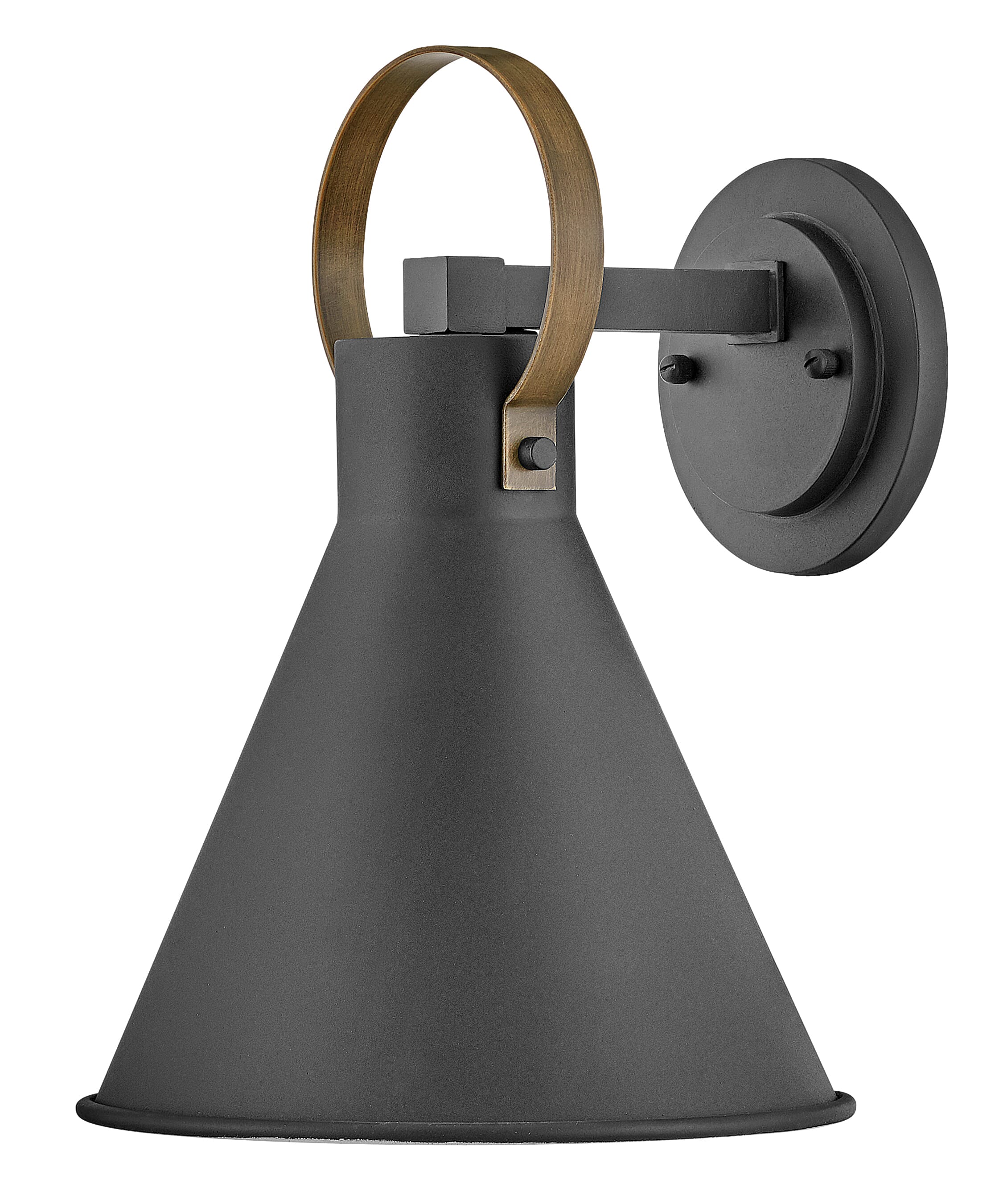 Winnie 1-Light Outdoor Light In Museum Black