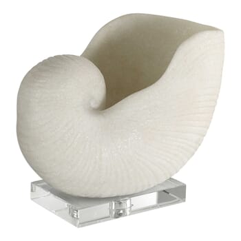 Uttermost Nautilus Shell Sculpture by David Frisch