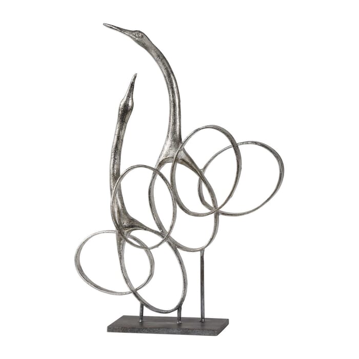 Uttermost Admiration Silver Bird Sculpture by Matthew Williams Uttermost Admiration Silver Bird Sculpture by Matthew Williams