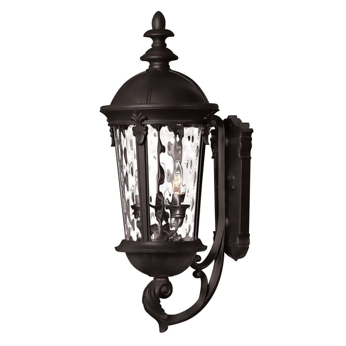 Hinkley Windsor 3-Light Outdoor Medium Wall Mount in Black Hinkley Windsor 3-Light Outdoor Medium Wall Mount in Black
