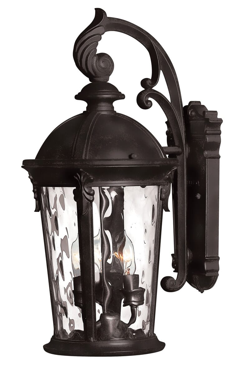 Photos - Chandelier / Lamp Hinkley Black LED Wall Mount from the Windsor Collection 1898BK