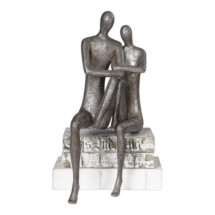 Uttermost Courtship Antique Nickel Figurine by Billy Moon Uttermost Courtship Antique Nickel Figurine by Billy Moon