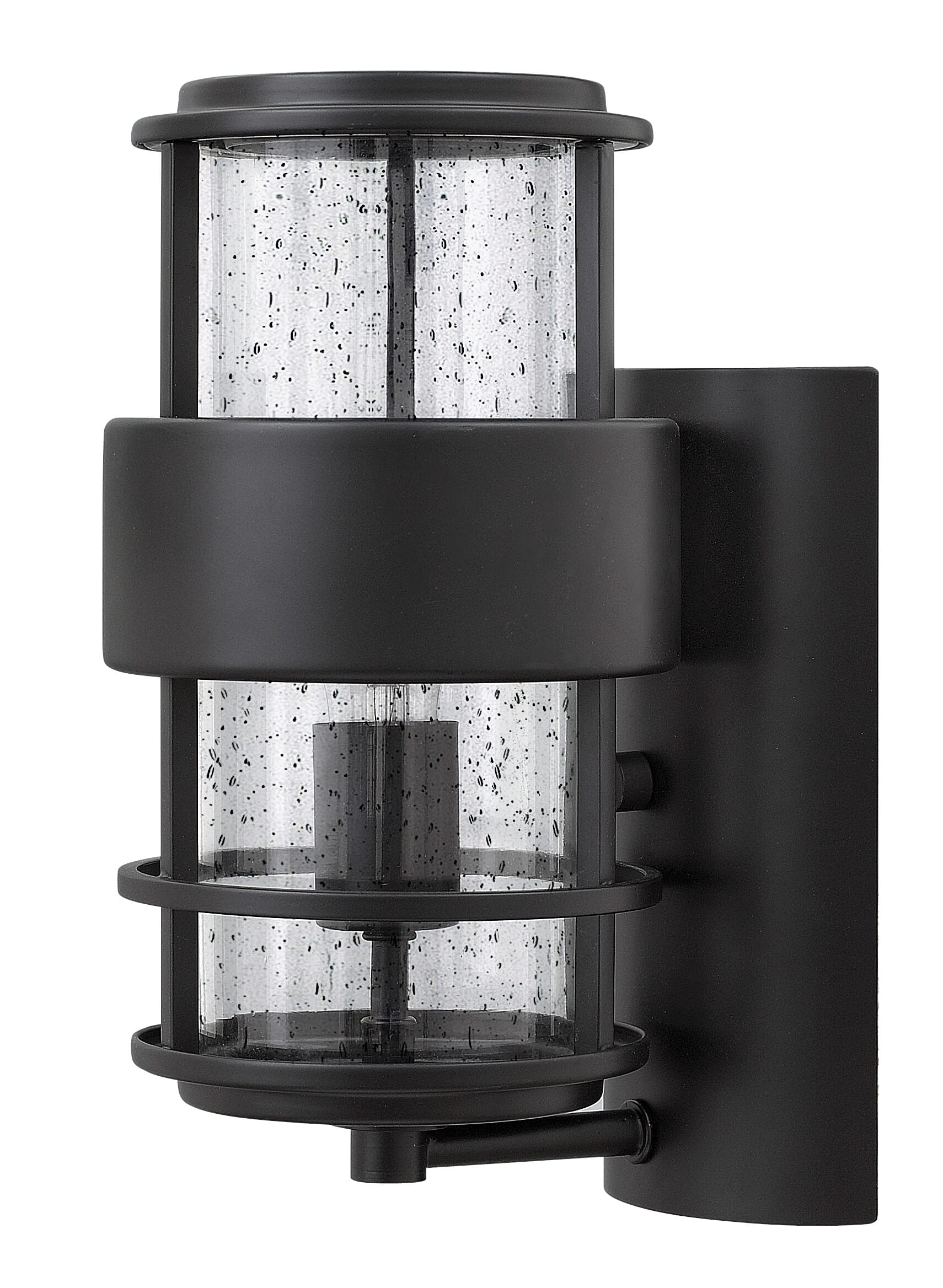 Satin Black LED Wall Mount from the Saturn Collection